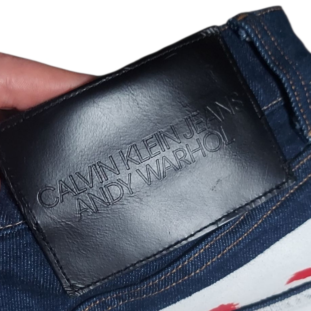 Calvin Klein | Raf Simons | Andy Warhol | Limited Edition | Graphic Slim Jeans - Picture 13 of 16